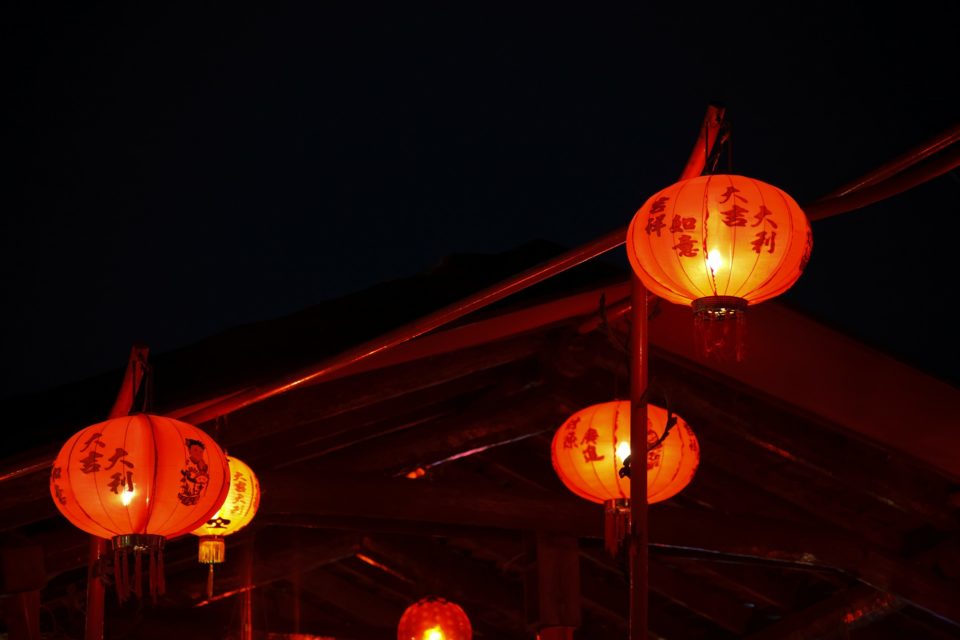 Lanterns during the Lunar New Year