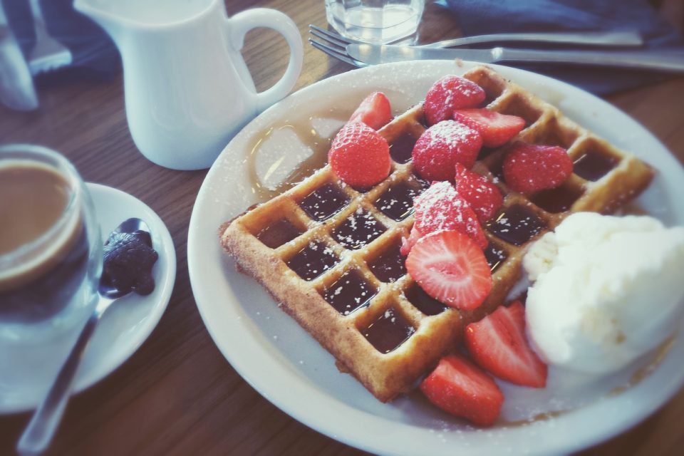 Strawberry Waffles